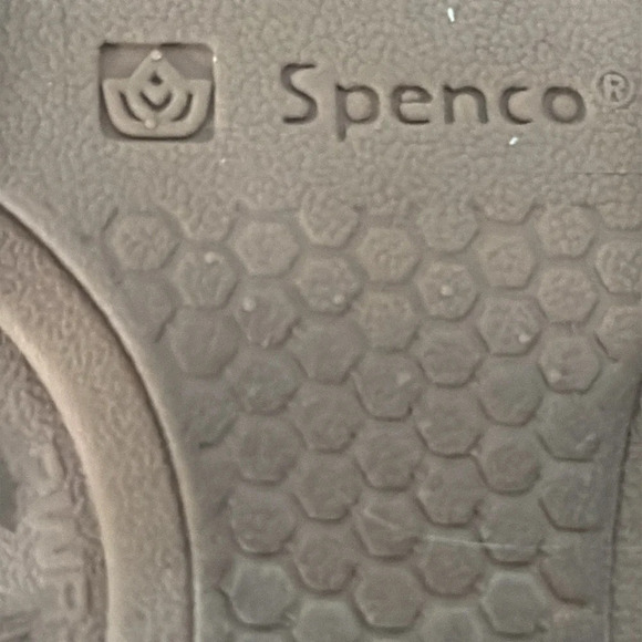 Yellow Floral Spenco Yumi Style Orthotic Flip Flops Size 9 1/2 Wide - Picture 5 of 9